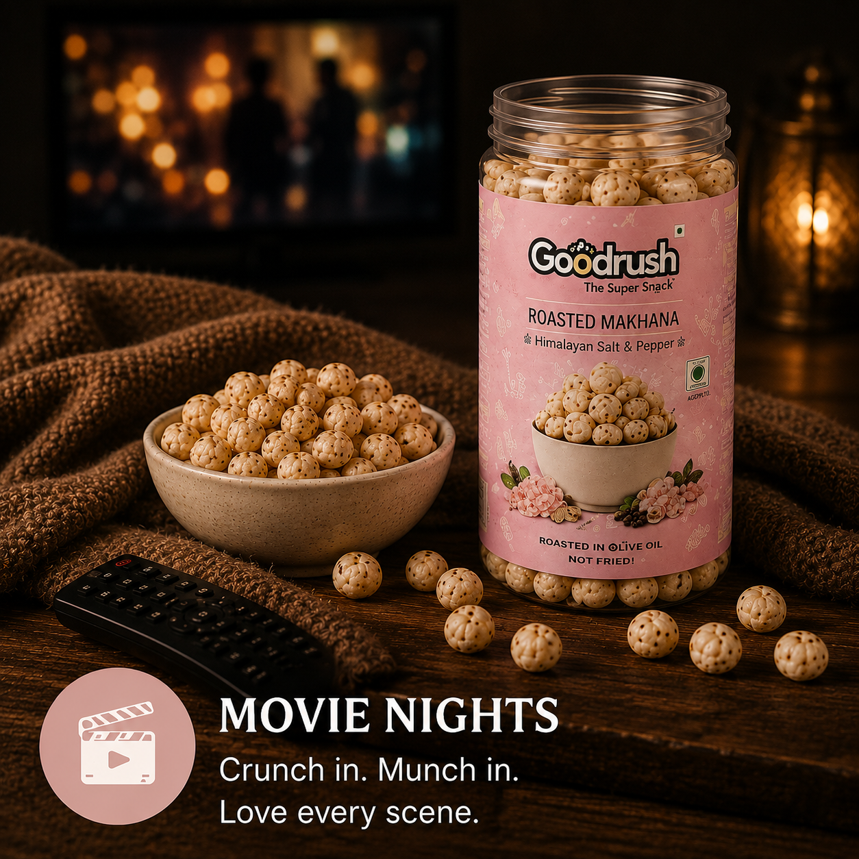 Movie Nights Layout Card